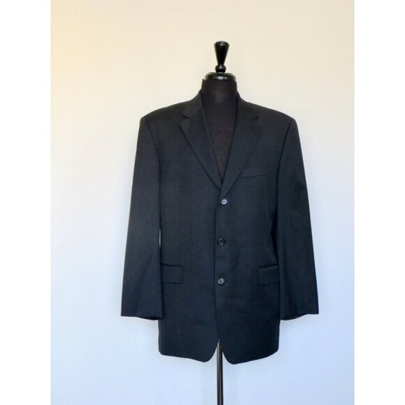 NEW! HUGO BOSS Super 100 Sport Coat Suit Jacket 100% Virgin Wool Gray SZ 42R - Picture 1 of 8